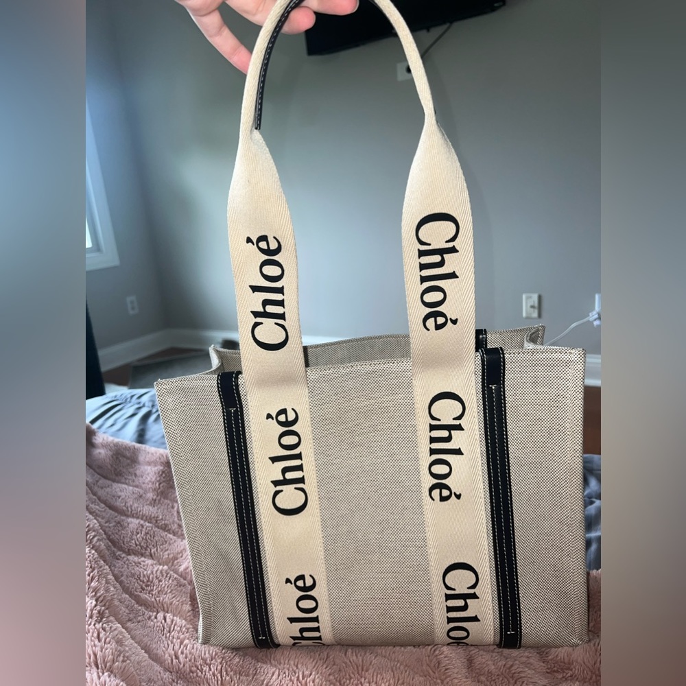 Chloe large woody tote bag